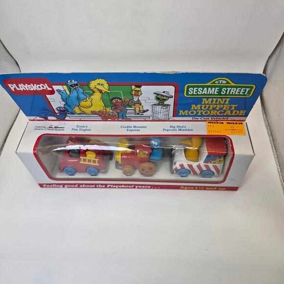 1985 Playskool Sesame Street Mini Muppet Motorcade Die-Cast Vehicles - Picture 2 of 10